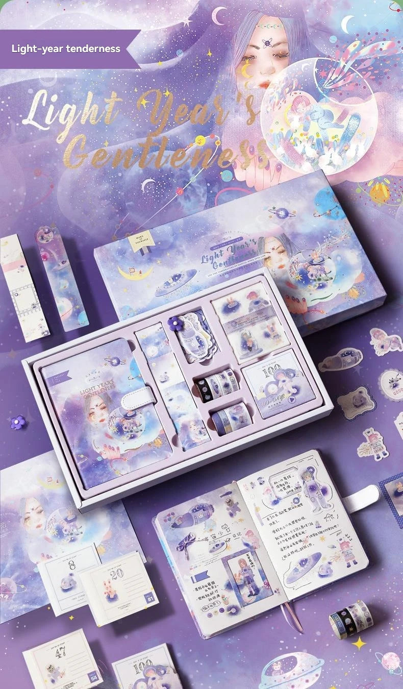Cute Cartoon Fairy Tale Style Hand Ledger Gift Box Set