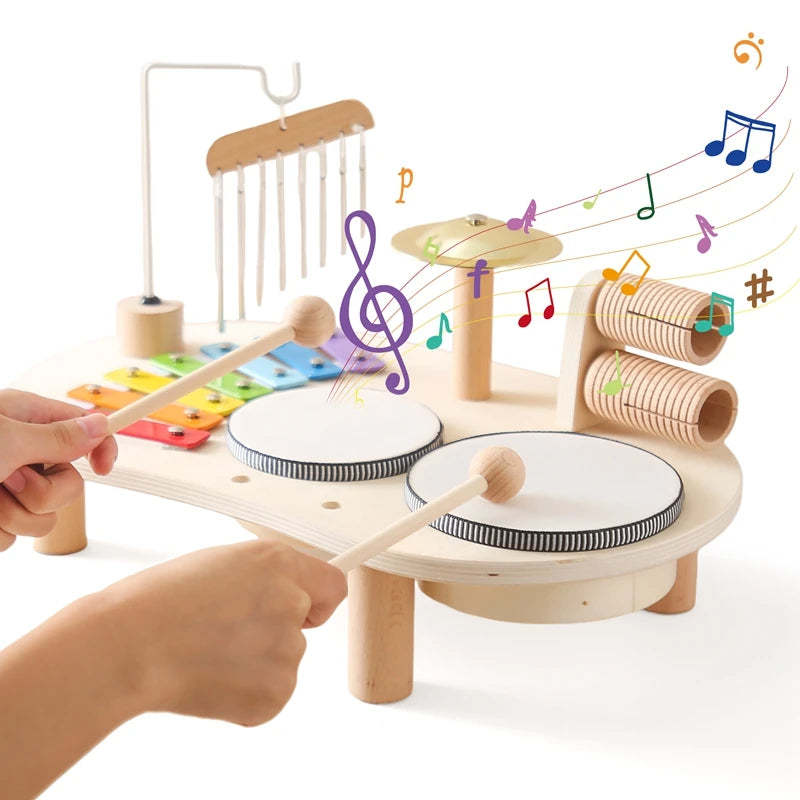 Kids Kitchen Toy Set Wooden Coffee Maker Set Simulation Cookie Maker Kit Pretend Play Educational Toy Block Educational Toy Gift