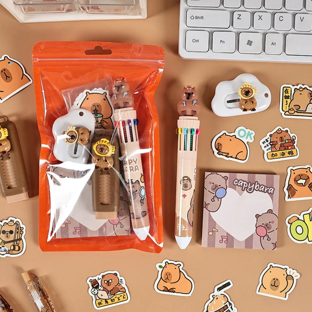 Cartoon Animal Stationery Set