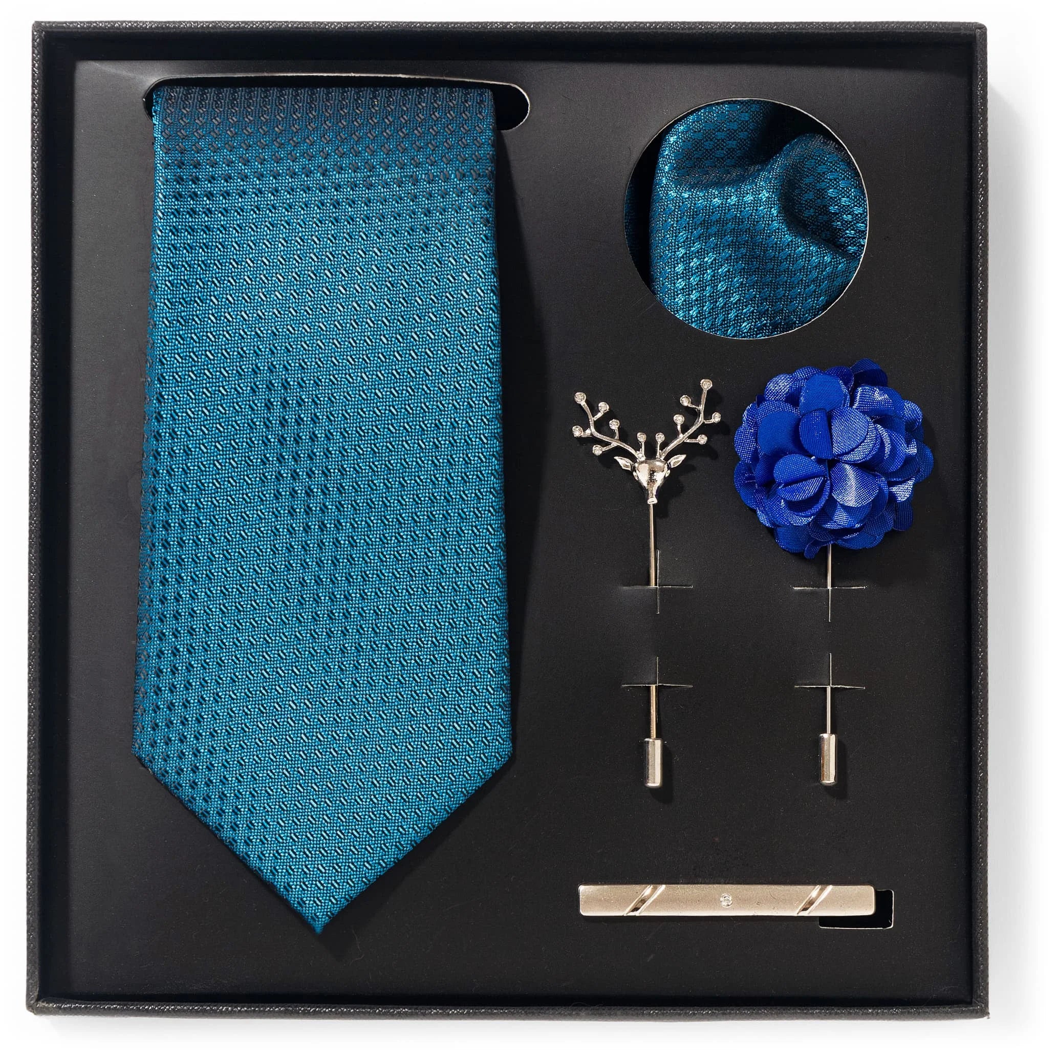 A set of stylish men's suit gift box