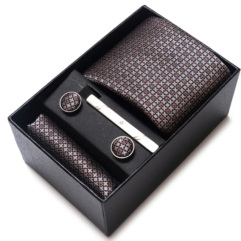 Gift Box for 8cm Tie Formal Jacquard Yarn-dye