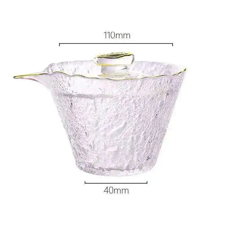 High Quality Hammer Glass Tea Set