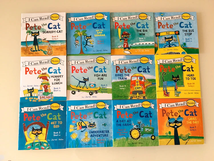 I Can Read Phonics 12 Books/Set My Very First Picture Books English Story Pocket Book for Children Kids Baby Montessori Reading