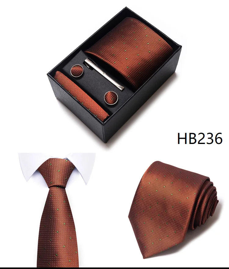 Gift Box for 8cm Tie Formal Jacquard Yarn-dye