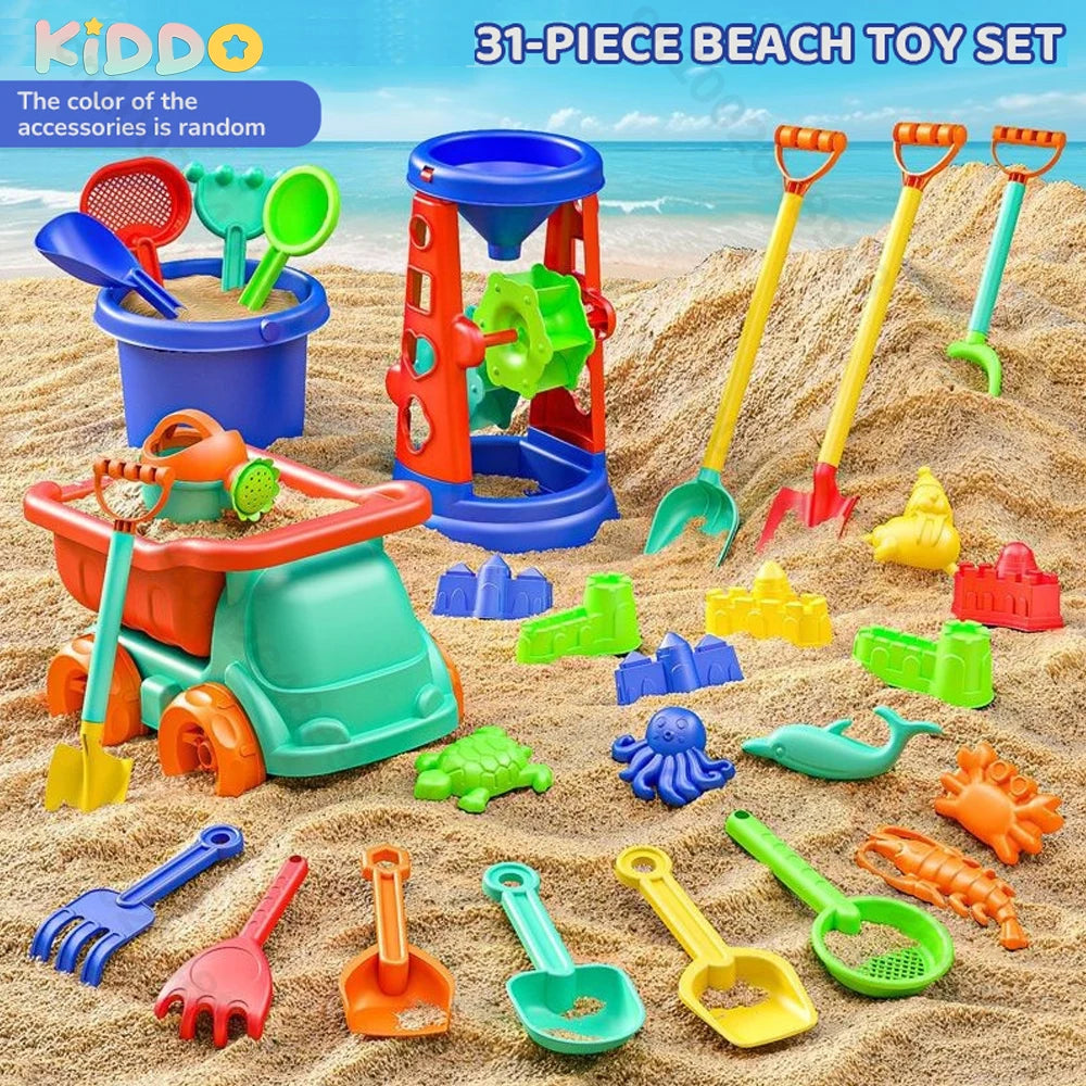 Kids Beach Toy Set Suitable for Boys and Girls to Play Outdoors with Sand, Summer Gardening, Digging Toys, Gifts