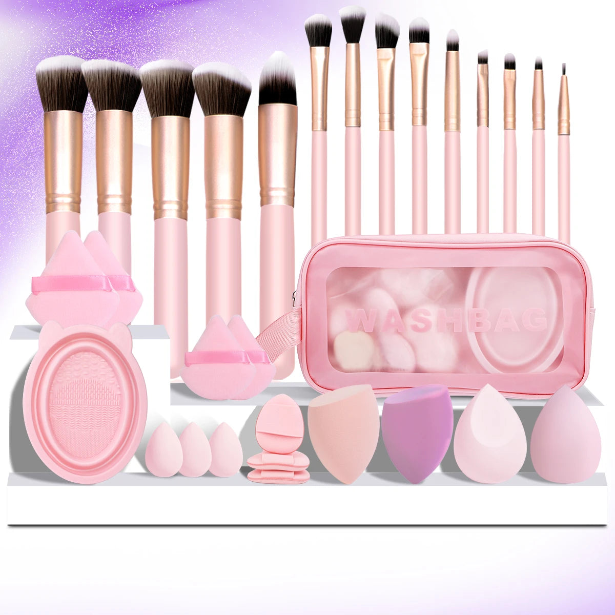 30 professional makeup brush set