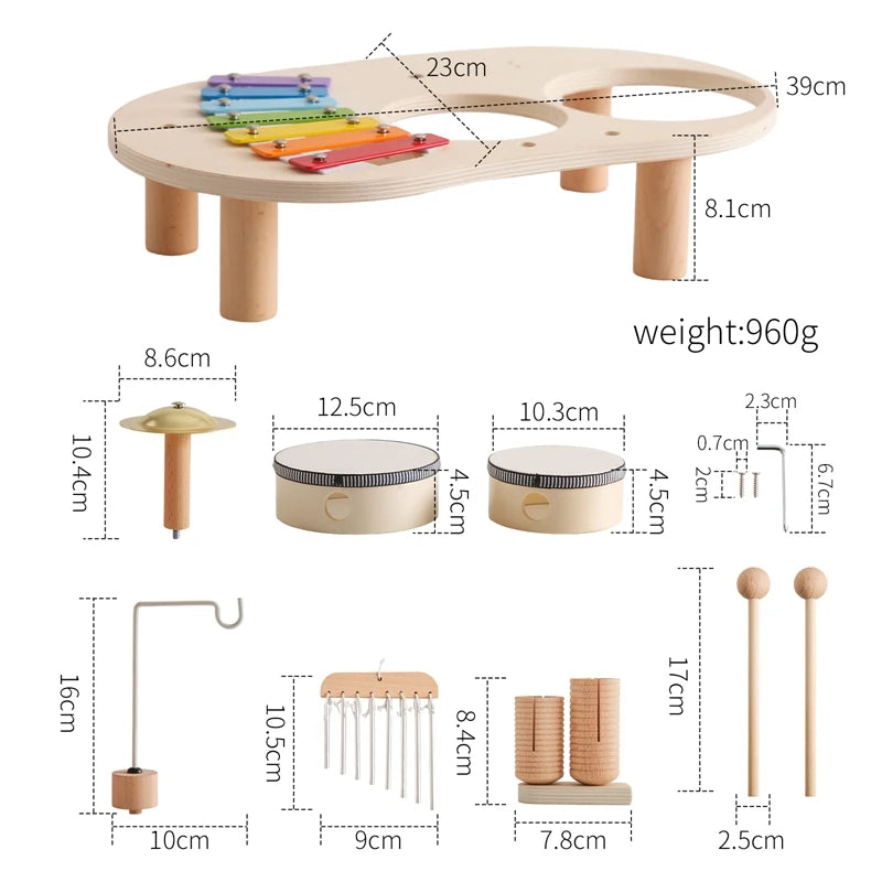 Kids Kitchen Toy Set Wooden Coffee Maker Set Simulation Cookie Maker Kit Pretend Play Educational Toy Block Educational Toy Gift