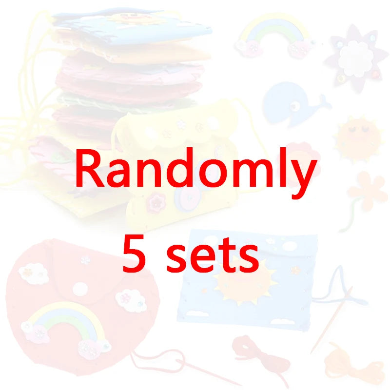 Sew Your Own Purses Sewing Bags Kit Kids Craft Girls Beginners Supplies Party Favors Group Activities Project for Preschool Gift