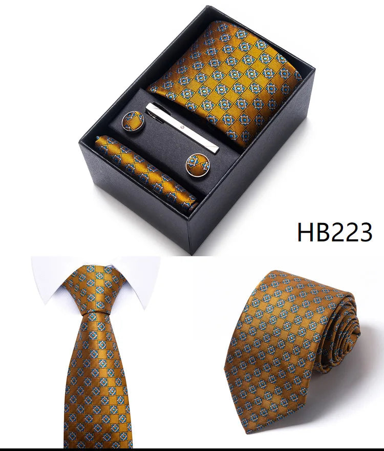Gift Box for 8cm Tie Formal Jacquard Yarn-dye