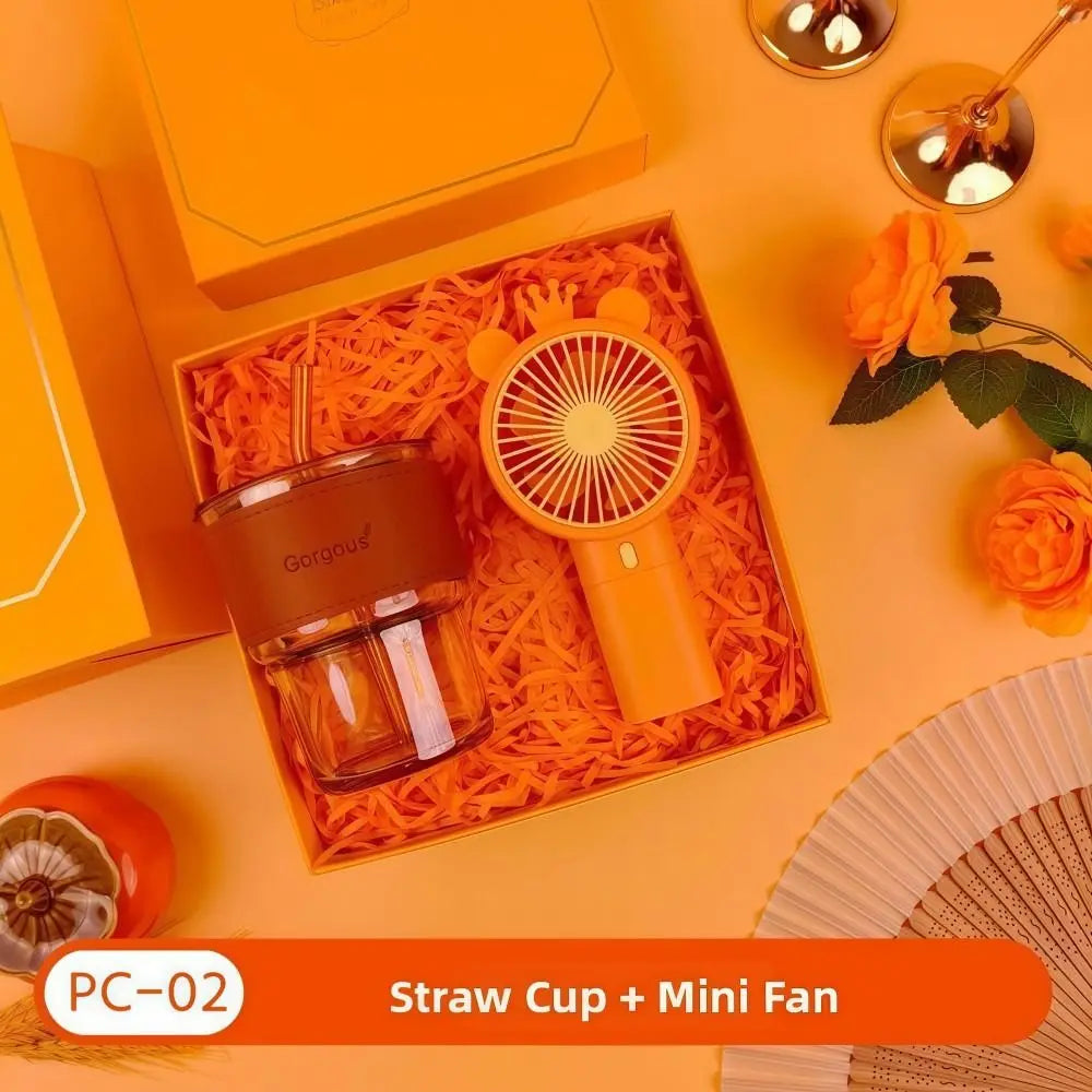 3 IN 1 Luxury personalized Gift Set- Orange