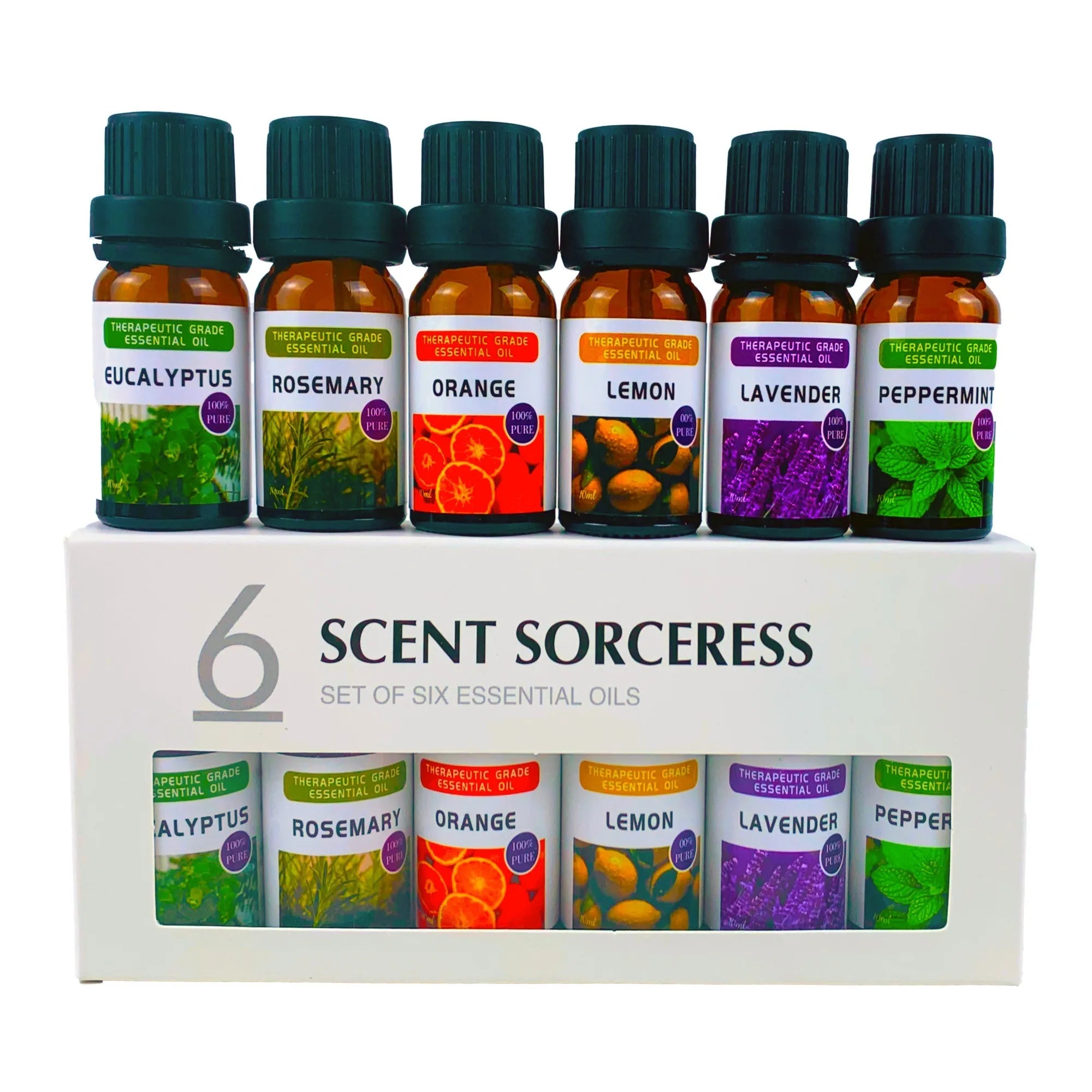 6 Pcs Essential Oil Sets Spa Body Massage Aromatherapy