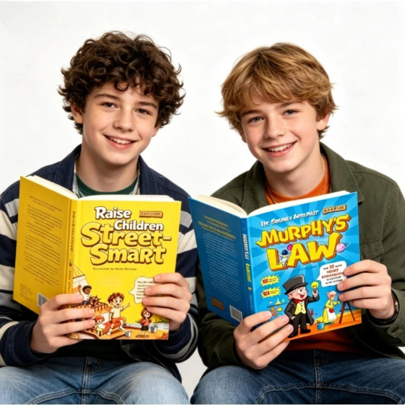 Family education English books Murphy's law series children's growth cognition reading books best-selling gift sets books