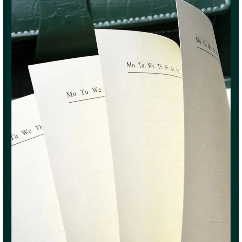 Crocodile Stripe Loose Leaf Notebook Password Book