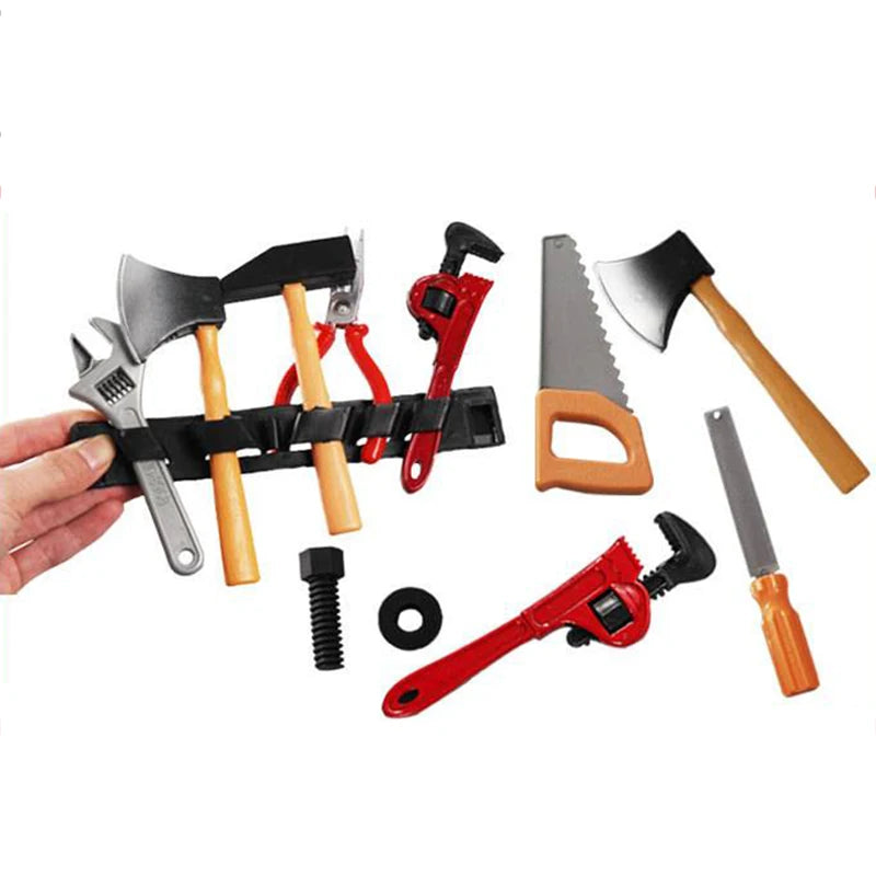 14pcs/set Kids Tool Set Toys Pretend Play Repair Construction Tool Kit for Toddlers Educational Learning Toys Boys Gift TMZ
