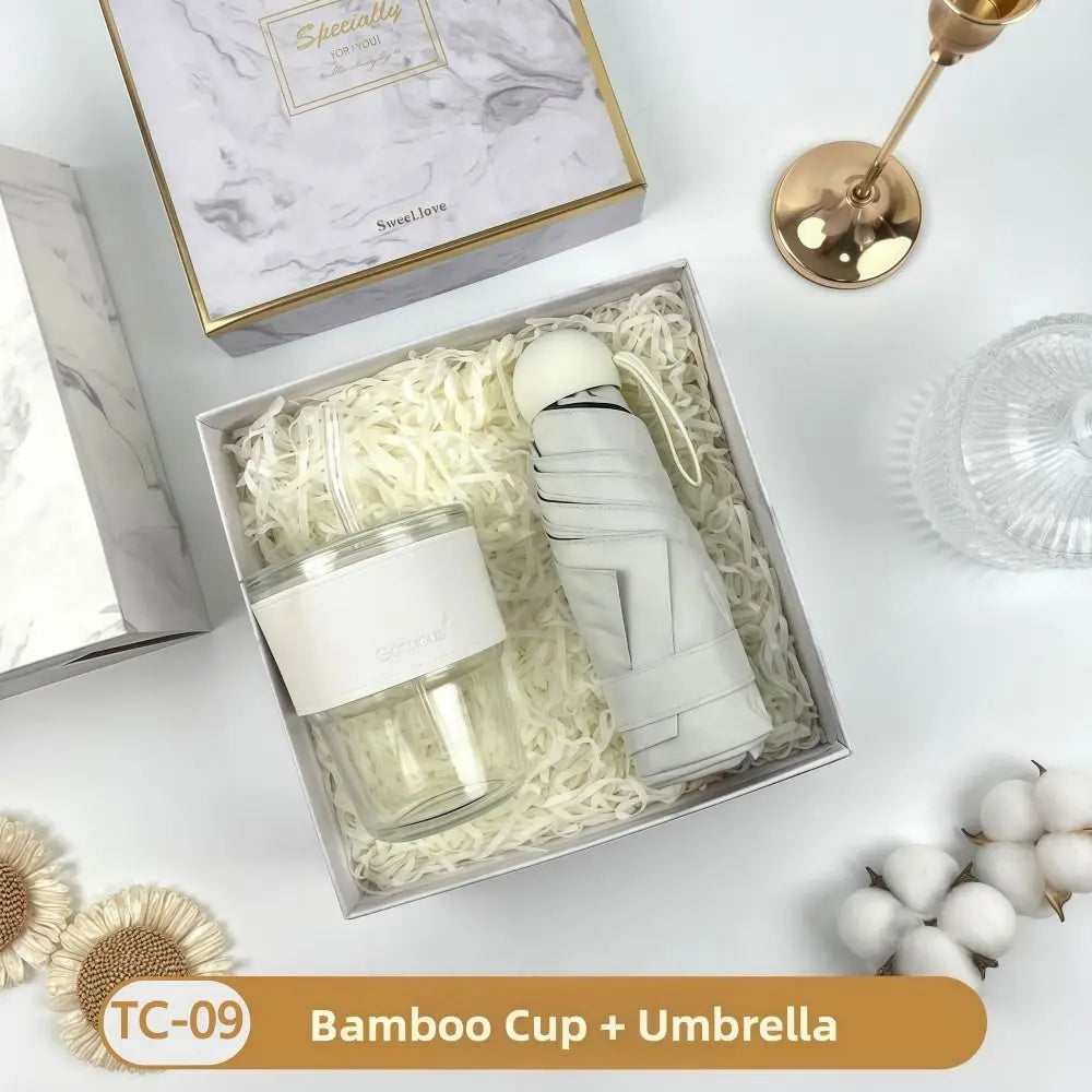 3 IN 1 Fan/Towel/Cup Luxury Gift Box Set