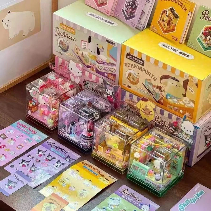 Hello Kitty Cute Puzzle Assembly Gift Set