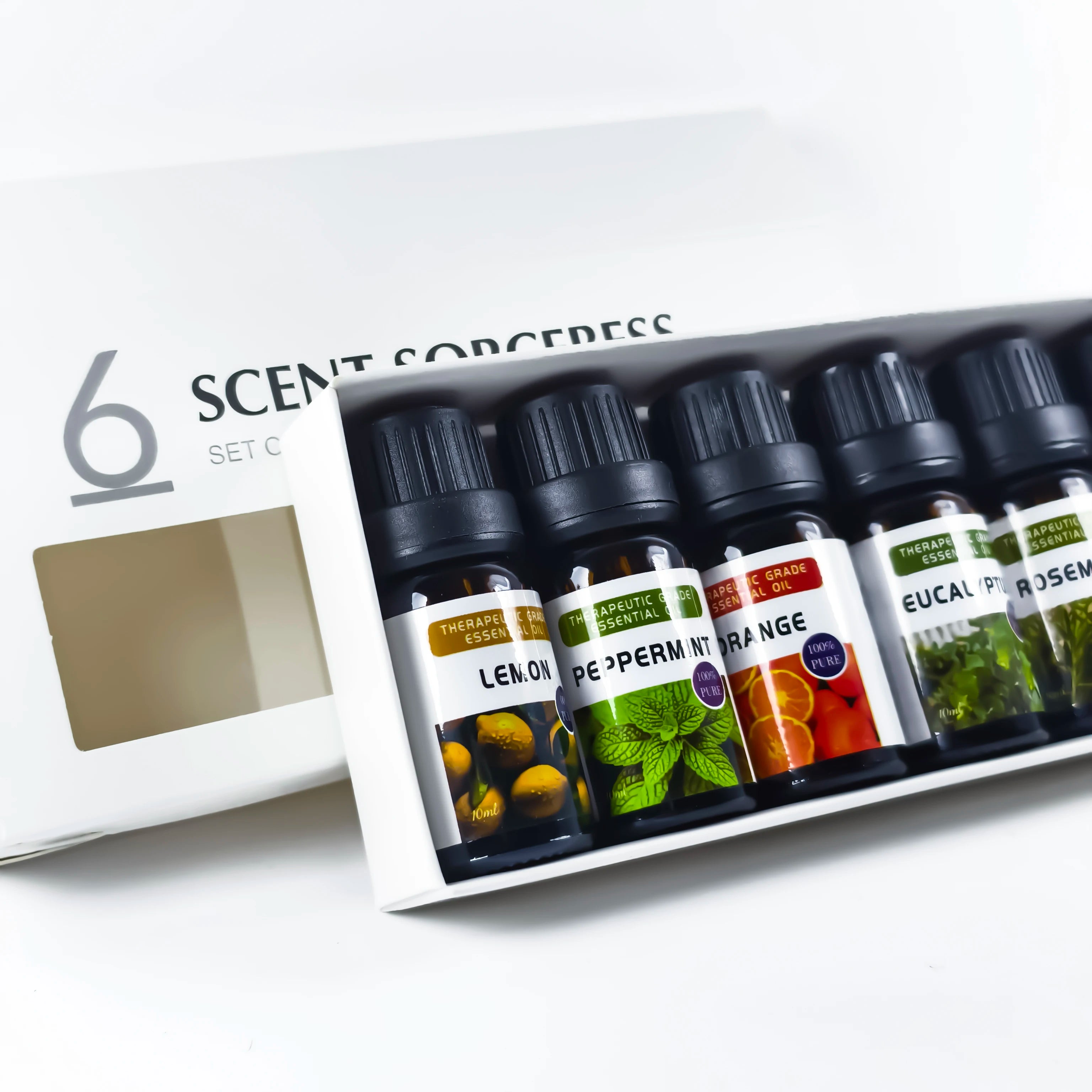 6 Pcs Essential Oil Sets Spa Body Massage Aromatherapy