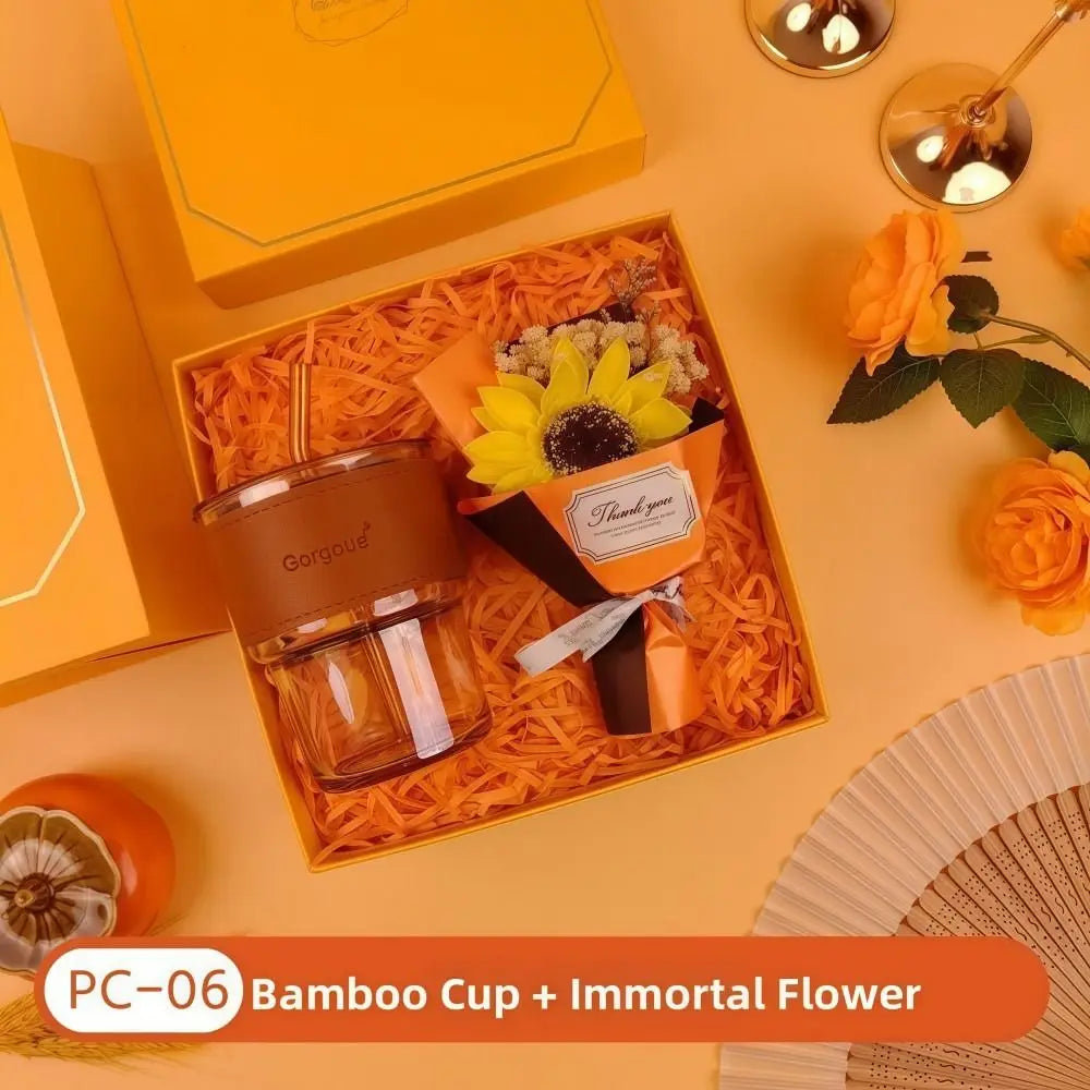 3 IN 1 Luxury personalized Gift Set- Orange