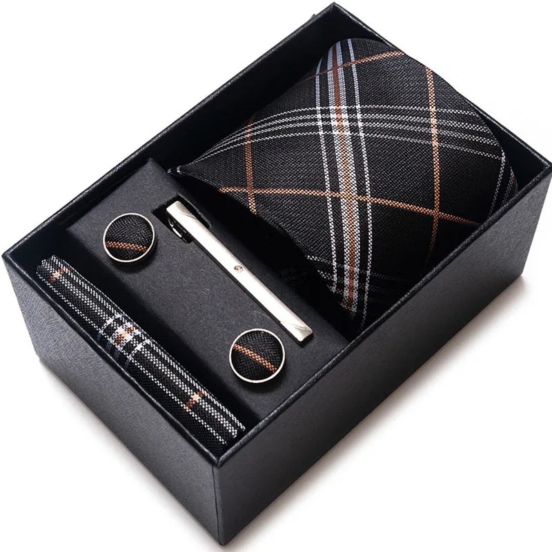 Gift Box for 8cm Tie Formal Jacquard Yarn-dye