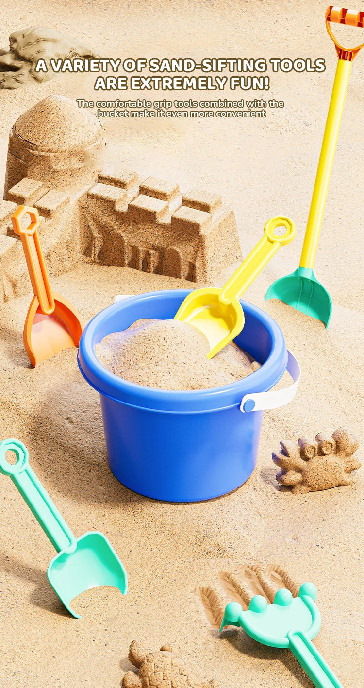 Kids Beach Toy Set Suitable for Boys and Girls to Play Outdoors with Sand, Summer Gardening, Digging Toys, Gifts