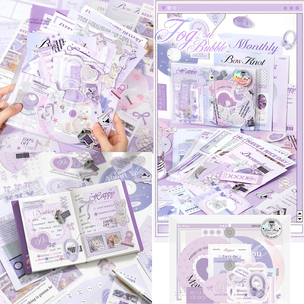 101 pcs Scrapbook Supplies Kit