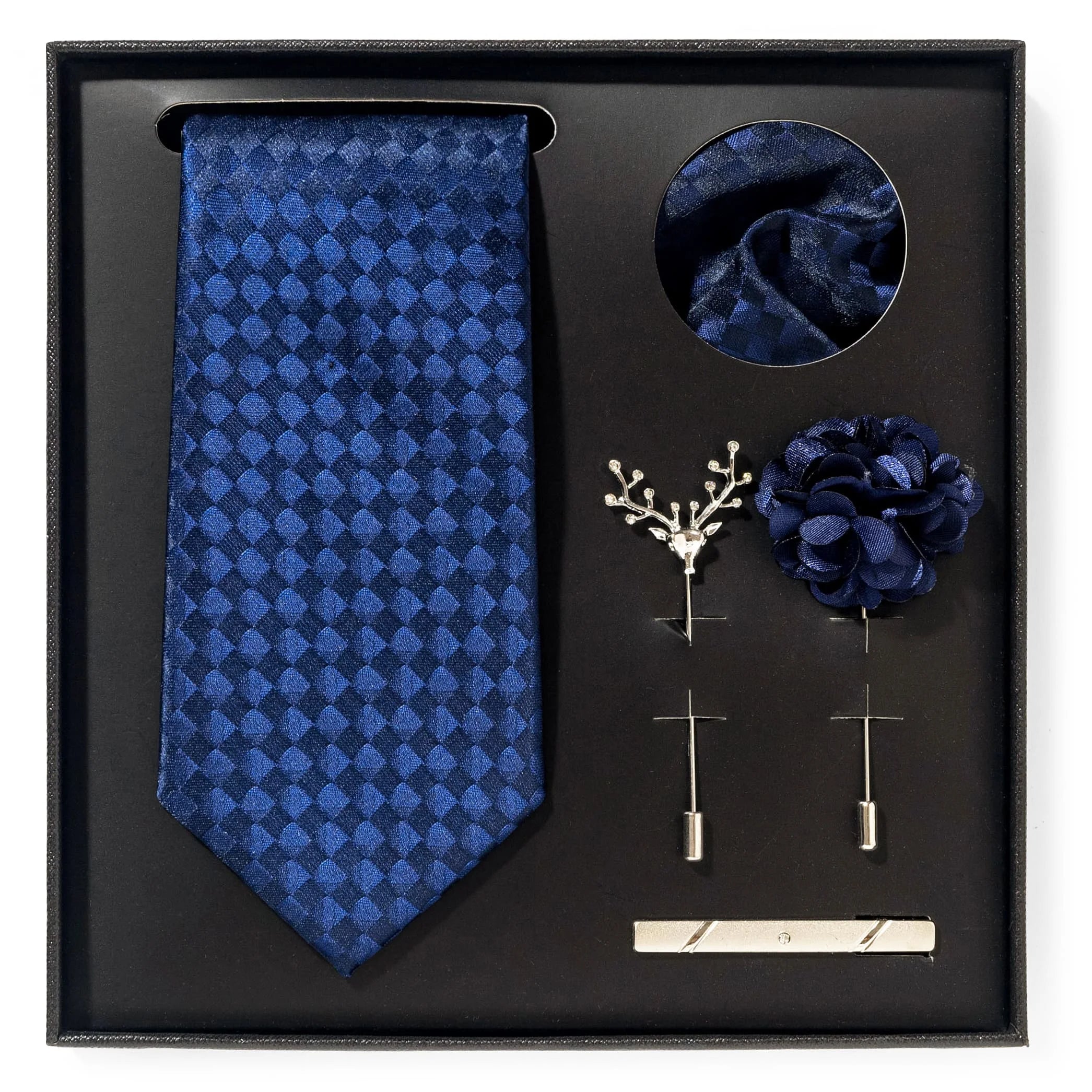 A set of stylish men's suit gift box