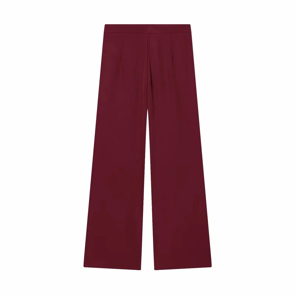 Women Suit Pants Two-Piece Set Buckle Decoration Long Sleeve Blazer Coat + Straight-Leg Pants 2 Pieces Sets Chic Woman Outfits