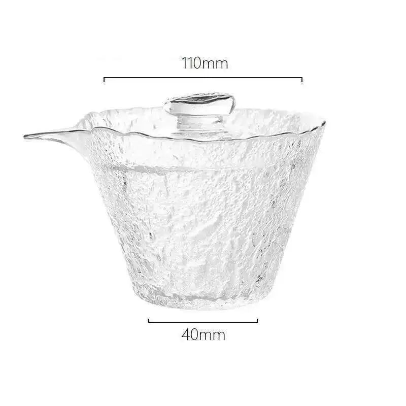 High Quality Hammer Glass Tea Set