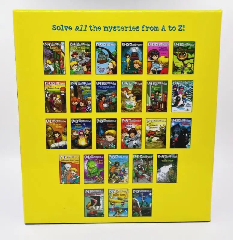 26 Books/set A To Z Mysteries Ron Roy Children Detective Reasoning Novel Children's Elementary Chapter Novels English Book Sets