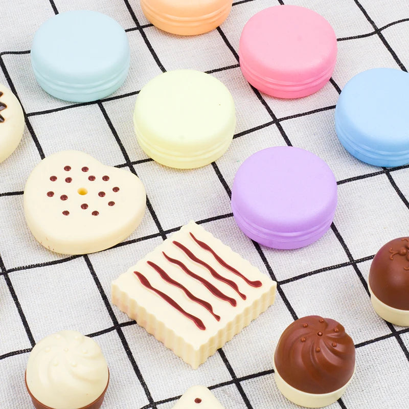 23PCS Children Kitchen Set Birthday Cake Toy Girl Simulation Food Cookies Chocolate Kids Education Play House For 3 Years Gifts