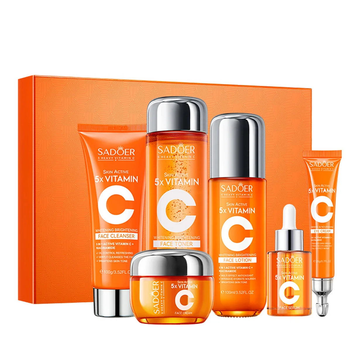 Vitamin C Skincare 6-Piece Gift Set