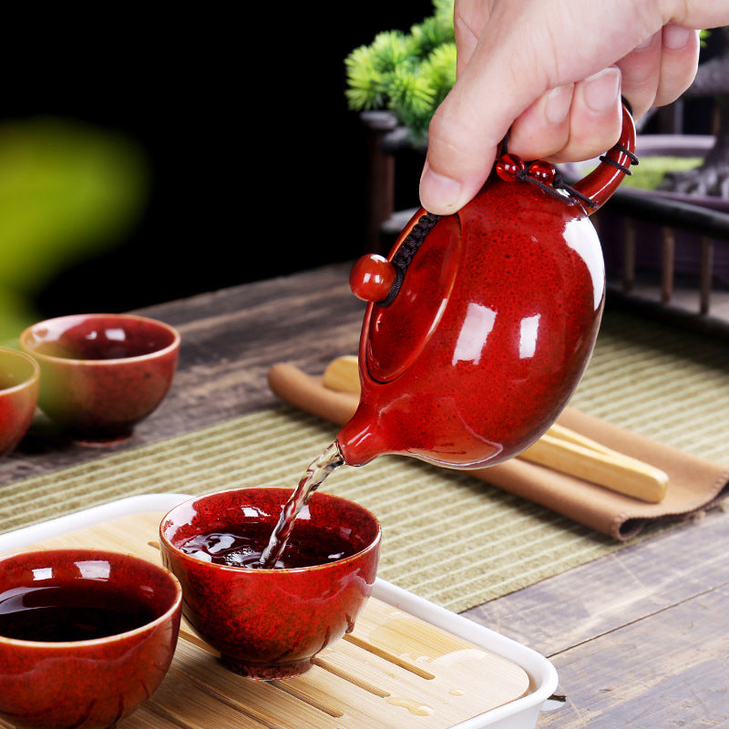 Travelling Bag 4 Cups Chinese Kung Fu Tea Set