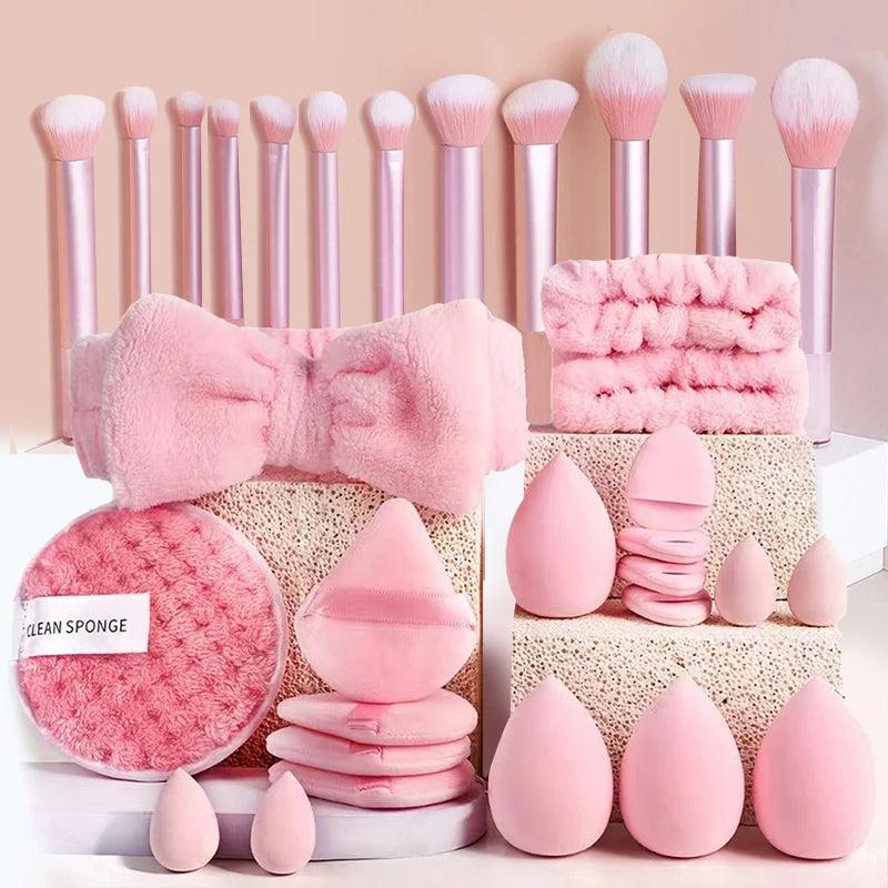 Makeup Brushes and Sponges Set 20-32 PC
