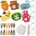 6PCS Sewing Kit for Kids Cute Animal Sewing Craft Set for Beginners DIY Crafting Felt Sewing Kit for Boys Girls Christmas Gifts