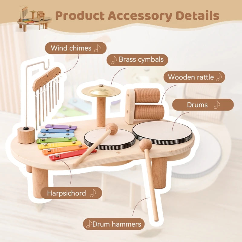 Kids Kitchen Toy Set Wooden Coffee Maker Set Simulation Cookie Maker Kit Pretend Play Educational Toy Block Educational Toy Gift