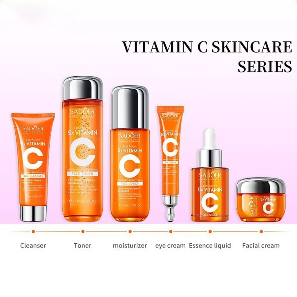 Vitamin C Skincare 6-Piece Gift Set