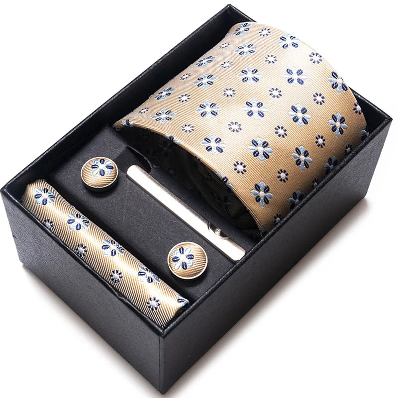 Gift Box for 8cm Tie Formal Jacquard Yarn-dye