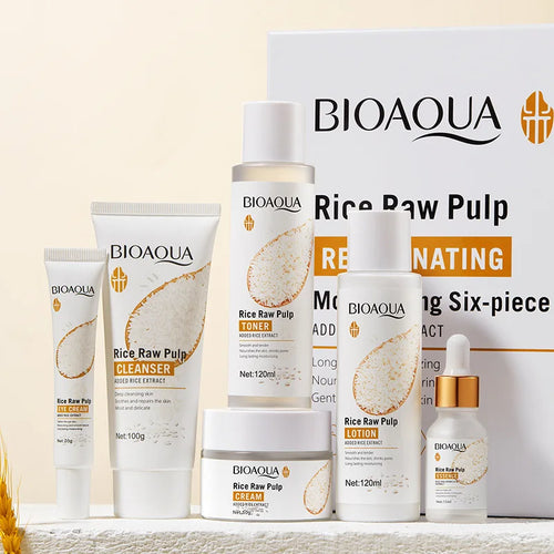 BIOAOUA Rice Protoplasm Grape Skincare Set