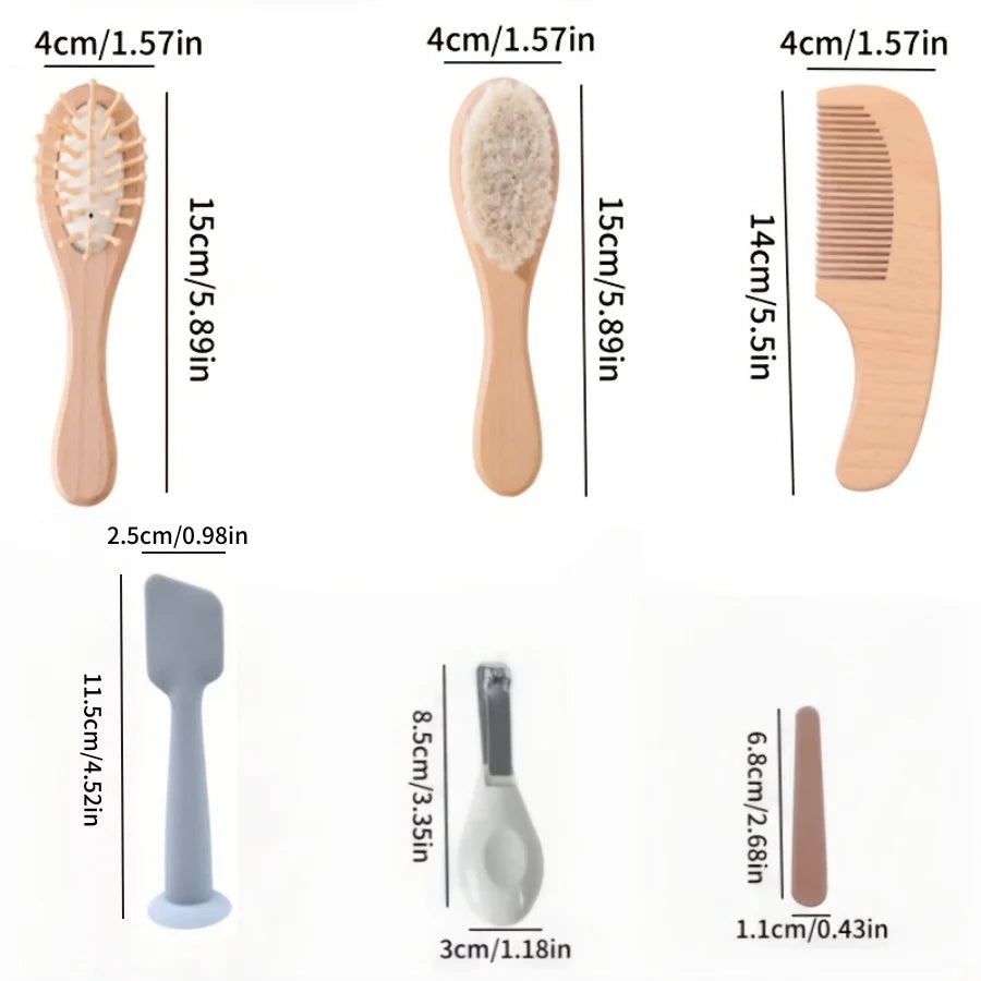 6-piece baby daily care set