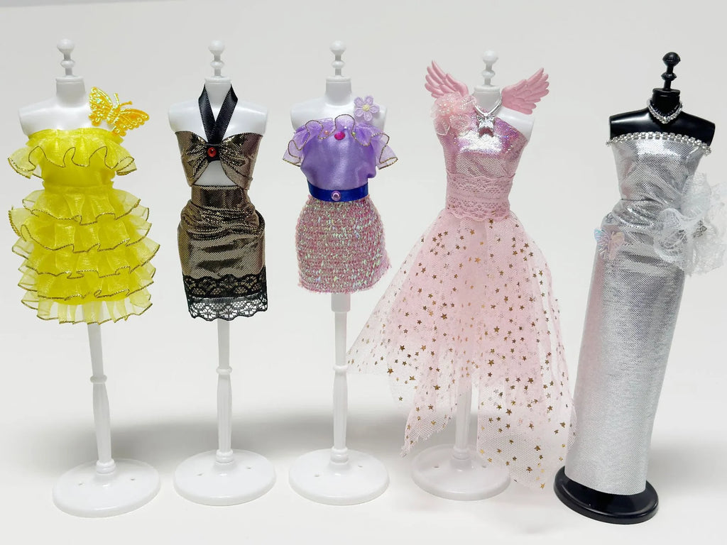 Fashion Design Set Sewing Kit for Kids DIY Princess Dress Clothing Set Handmade Design Kit DIY Toy Collector Gift for Girls
