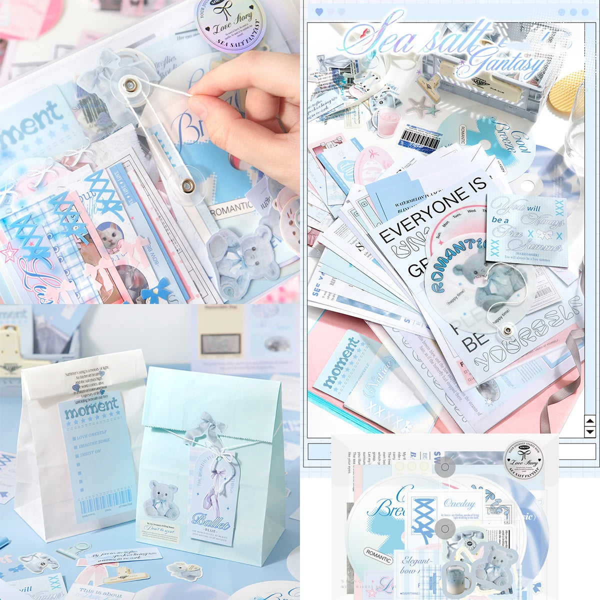101 pcs Scrapbook Supplies Kit