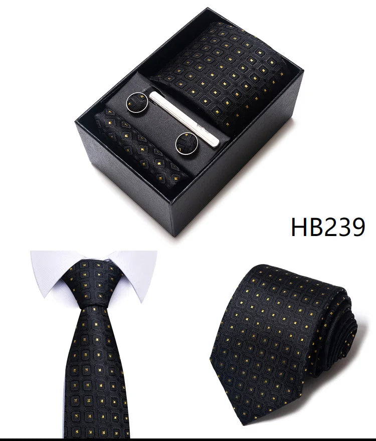 Gift Box for 8cm Tie Formal Jacquard Yarn-dye