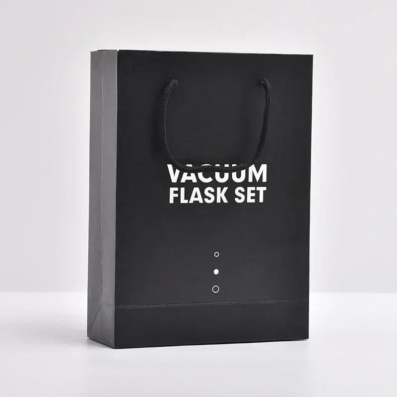 500 ML Stainless Steel Vacuum Flask Gift Set