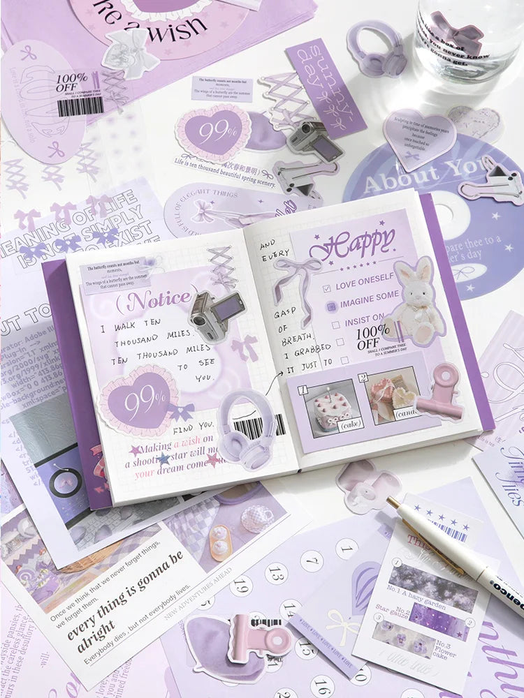 101 pcs Scrapbook Supplies Kit