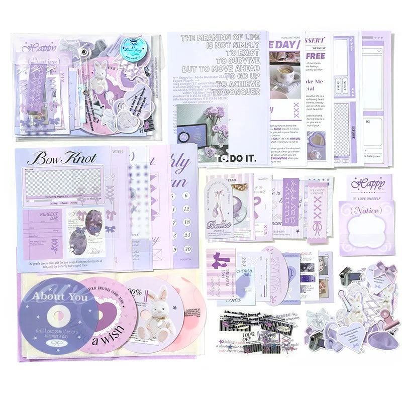 101 pcs Scrapbook Supplies Kit