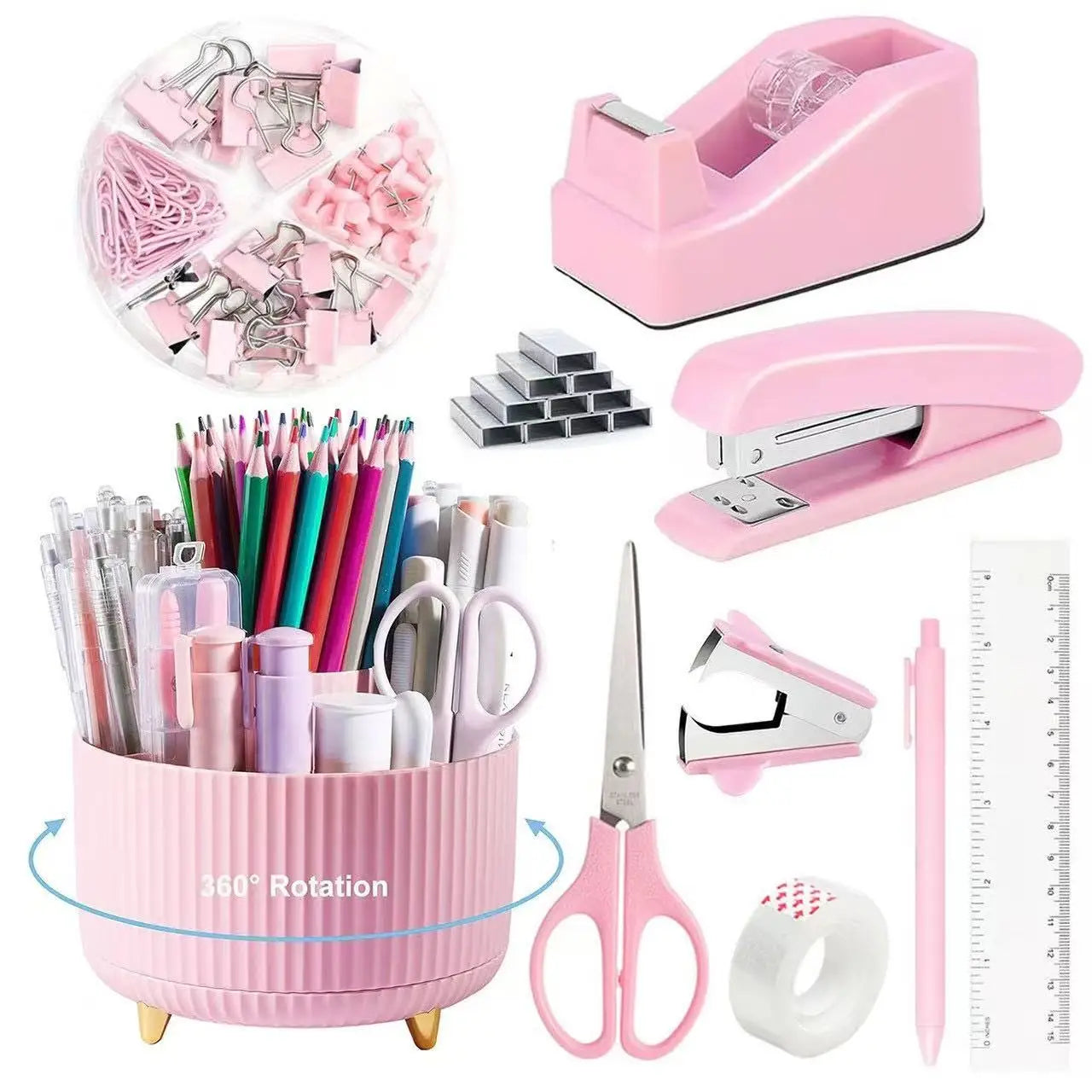 Desktop Office Stationery Set