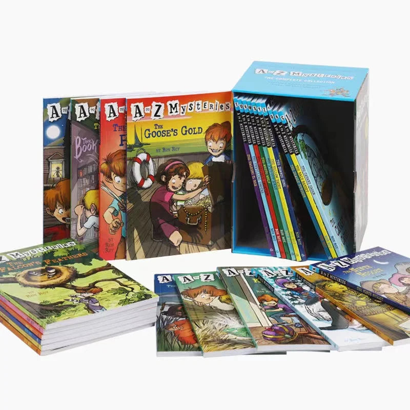 26 Books/set A To Z Mysteries Ron Roy Children Detective Reasoning Novel Children's Elementary Chapter Novels English Book Sets