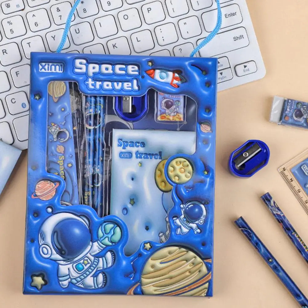 6 Pcs Children's Cartoon Stationery Sets