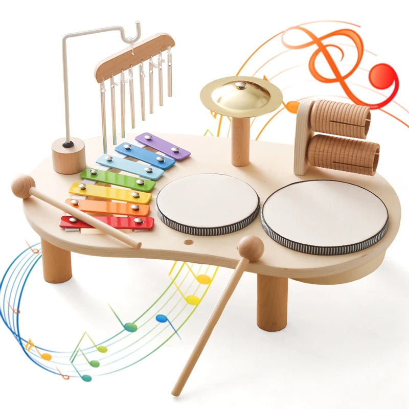 Kids Kitchen Toy Set Wooden Coffee Maker Set Simulation Cookie Maker Kit Pretend Play Educational Toy Block Educational Toy Gift