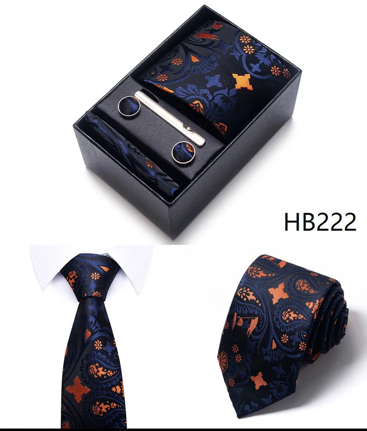 Gift Box for 8cm Tie Formal Jacquard Yarn-dye